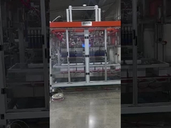 6 رؤوس آلة التعبئة الأوتوماتيكية للصناديق الكرتونية، 25 صناديق/دقيقة