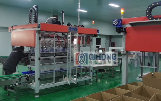 Two Axis Automatic Carton Packing Machine, 15 Boxes/Min, 3 Working Stations