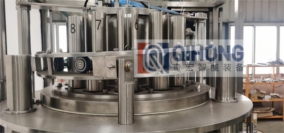 12 Heads Automatic Can Filling Machine For Thick Sauce Can 200cpm