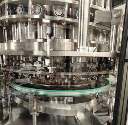 High Speed Efficient Drink Can Filling Machine, 24 Filling Heads, Made Of Stainless Steel