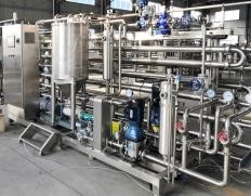 Tube In Tube UHT Sterilizing System Capacity Flow Rate Sterilizing Time Customized